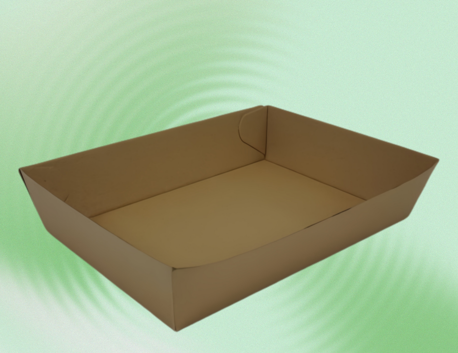 Corrugated F Flute Cardboard Paper Tray Boxes
