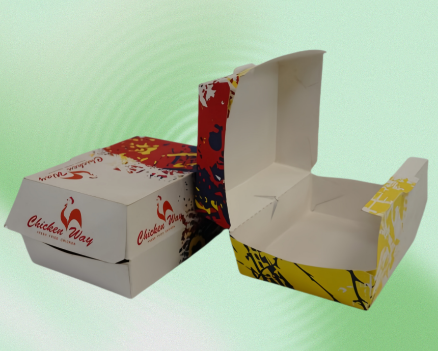 Fast Food Burger Box