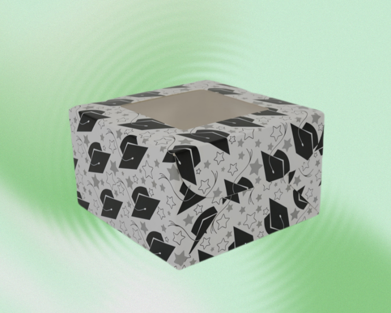 1-Pack Cupcake Packaging Boxes With Window