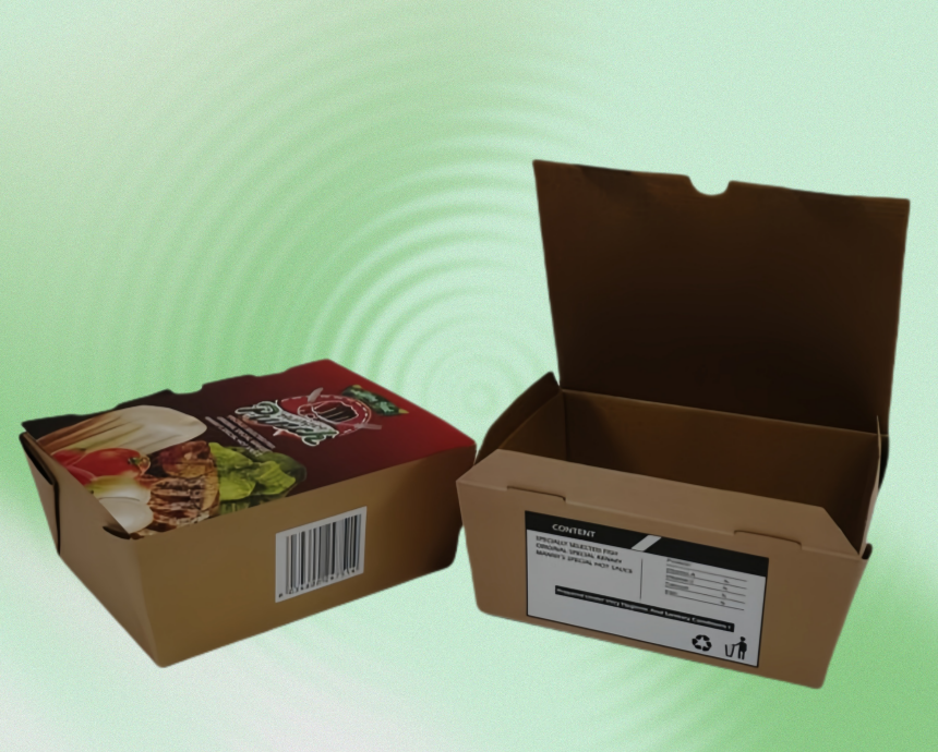 100% Environmental Kids Lunch Packing Boxes packaging detail
