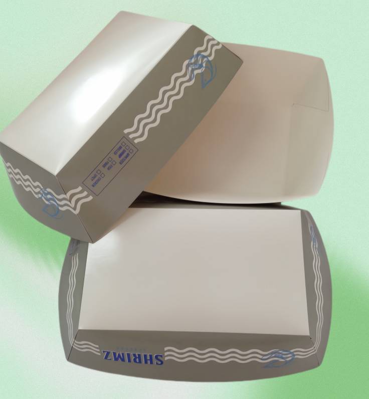 Food Paper Tray packaging detail