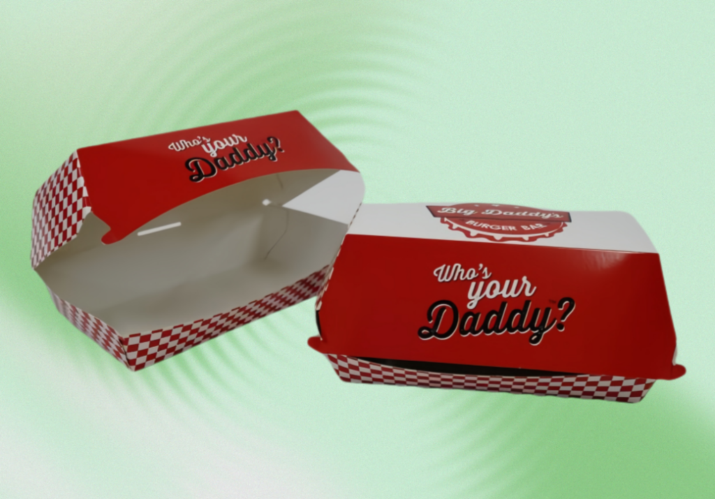 Hamburger Packaging Boxes packaging detail