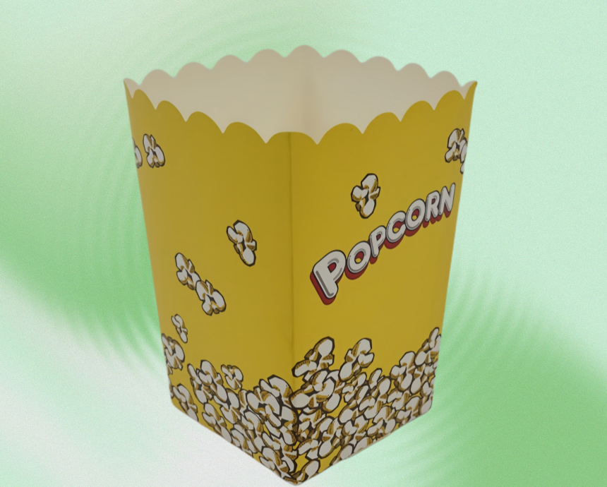 Popcorn Packaging Boxes packaging detail